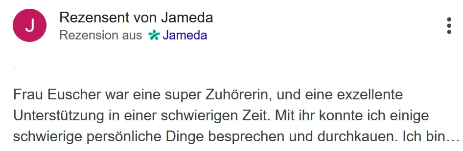 Bewertung Jameda